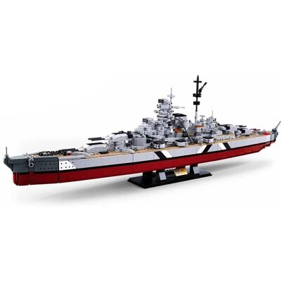 Sluban Slagschip 2-in-1 Model - 1849 stuks - Oorlogsschip WWII Sluban Slagschip 2-in-1 Model - 1849 stuks - Oorlogsschip WWII