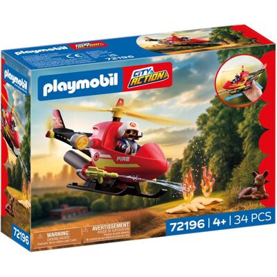 Playmobil feuerwehr-helikopter Multi kleuren Playmobil feuerwehr-helikopter Multi kleuren