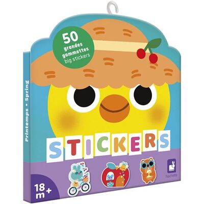 Janod Lente Stickers - Grote Herbruikbare Kinderspeelgoed Janod Lente Stickers - Grote Herbruikbare Kinderspeelgoed
