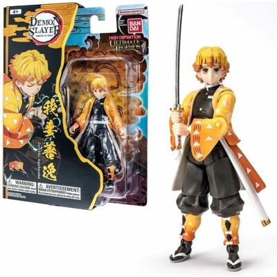 Bandai Demon Slayer Zenitsu Agatsuma Actiefiguur - 12cm Bandai Demon Slayer Zenitsu Agatsuma Actiefiguur - 12cm