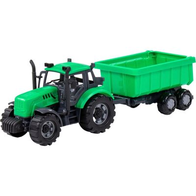 Cavallino Toys Cavallino Tractor met Kiepwagen Aanhangwagen - Speelgoedtractor Cavallino Toys Cavallino Tractor met Kiepwagen Aanhangwagen - Speelgoedtractor