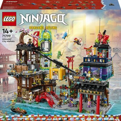 LEGO NINJAGO City Markten - 71799, 4-verdiepingen set met 21 minifiguren LEGO NINJAGO City Markten - 71799, 4-verdiepingen set met 21 minifiguren