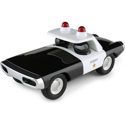 Playforever Maverick - 24,5cm - Heat - Sherif - Zwart & Wit - Speelgoedauto Playforever Maverick - 24,5cm - Heat - Sherif - Zwart & Wit - Speelgoedauto