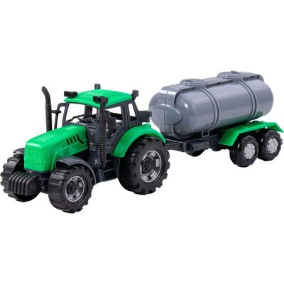 Cavallino tractor met tankwagen groen, schaal 1:32 Groen Cavallino tractor met tankwagen groen, schaal 1:32 Groen