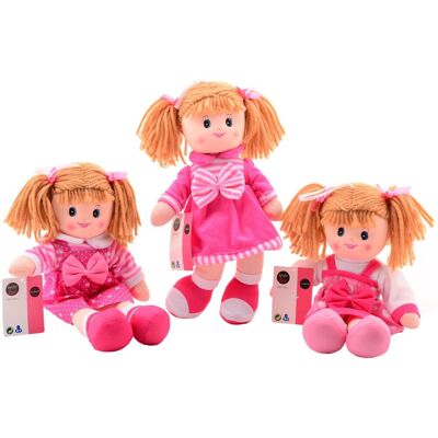 Johntoy zachte pop baby rose 40cm meisje - knuffelpop speelgoed. Johntoy zachte pop baby rose 40cm meisje - knuffelpop speelgoed.