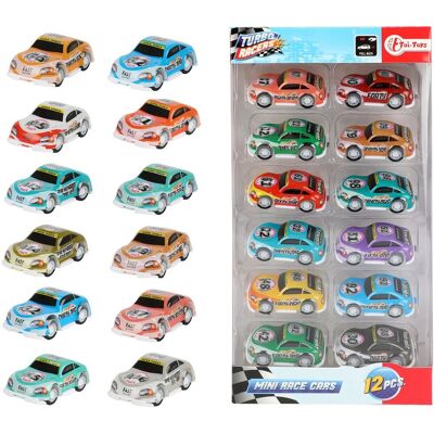Toi-Toys Turbo racers pull back raceauto's, 12st. Toi-Toys Turbo racers pull back raceauto's, 12st.