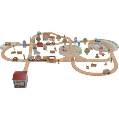 Little Dutch - treinbaan xl - fsc hout Little Dutch - treinbaan xl - fsc hout