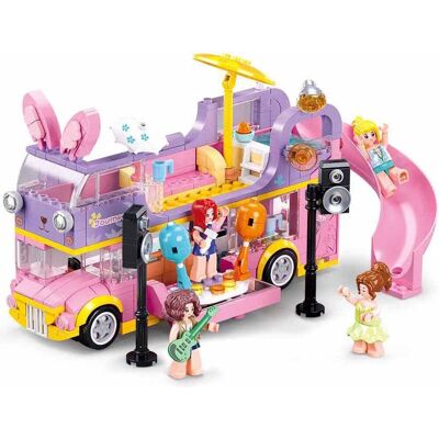 Sluban Girls Dream Bus - Bouwspeelgoed 135 Stukken Sluban Girls Dream Bus - Bouwspeelgoed 135 Stukken