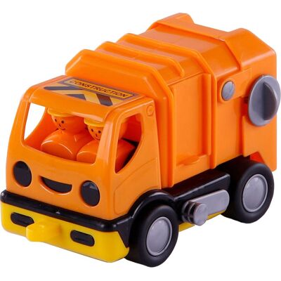 Cavallino mijn eerste vuilniswagen oranje, 19cm Oranje Cavallino mijn eerste vuilniswagen oranje, 19cm Oranje