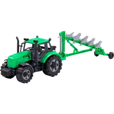 Cavallino Toys Cavallino Tractor met Ploeg - Speelgoedtractor Cavallino Toys Cavallino Tractor met Ploeg - Speelgoedtractor