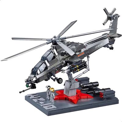 Sluban modelbricks wz10s gunship helikopter bouwspeelgoed - constructiespeelgoed modelbouw - bouwdoos met 914 bouwstenen - m38-b1233 - vanaf 8 jaar Sluban modelbricks wz10s gunship helikopter bouwspeelgoed - constructiespeelgoed modelbouw - bouwdoos met 914 bouwstenen - m38-b1233 - vanaf 8 jaar
