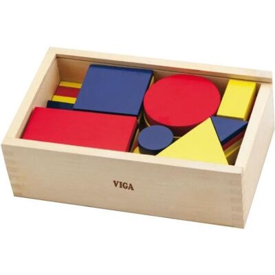 Viga Logica Blokken - Geometrische Vormen Educatief Speelgoed Viga Logica Blokken - Geometrische Vormen Educatief Speelgoed