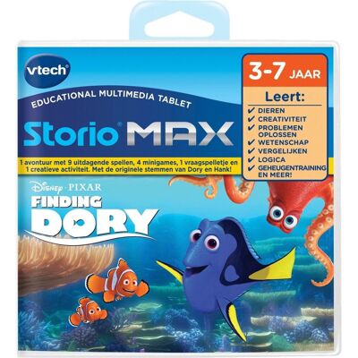 VTech storio max finding dory - leercomputer game - accessoire kindertablet - van 3 tot 7 jaar VTech storio max finding dory - leercomputer game - accessoire kindertablet - van 3 tot 7 jaar