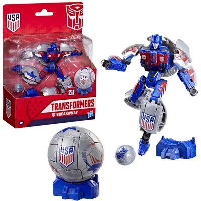 Transformers -speelgoed us soccer federation breakaway-actiefiguur van 14 cm, robotspeelgoed voor 8+ Transformers -speelgoed us soccer federation breakaway-actiefiguur van 14 cm, robotspeelgoed voor 8+