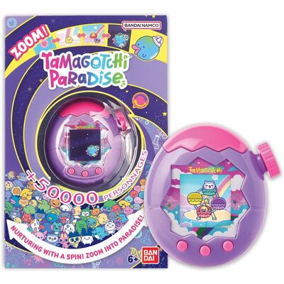 Bandai - tamagotchi paradise sky - virtueel dier om op te voeden - tamagotchi met zoomwiel - interactief speelgoed in het engels - paars en roze sky model - kinderspeelgoed 6 jaar oud en + - 43423 Bandai - tamagotchi paradise sky - virtueel dier om op te voeden - tamagotchi met zoomwiel - interactief speelgoed in het engels - paars en roze sky model - kinderspeelgoed 6 jaar oud en + - 43423