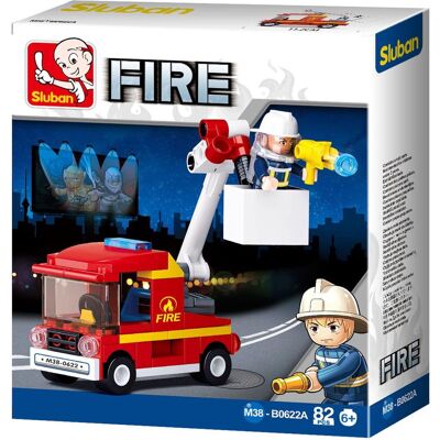 Sluban Brandweerwagen - Speelgoed voor Kinderen 6+ Sluban Brandweerwagen - Speelgoed voor Kinderen 6+