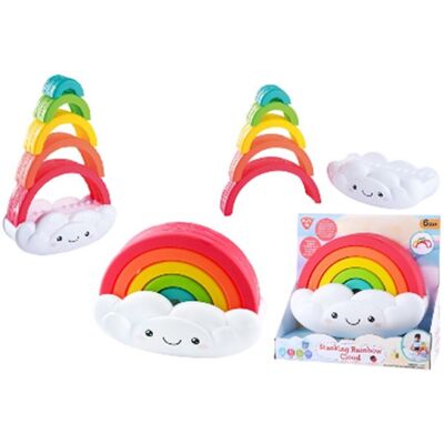 Play & Go Playgo Regenboog Wolk - Stapel speelgoed Play & Go Playgo Regenboog Wolk - Stapel speelgoed