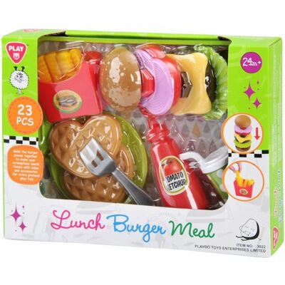 Playgo - hamburger speelset 23-delig Playgo - hamburger speelset 23-delig