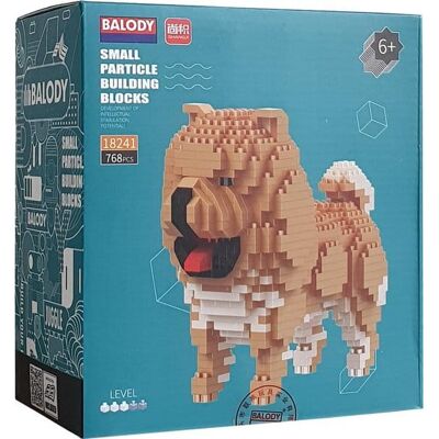 Balody chow chow hond met nanoblocks mini lego bouwstenen 768 onderdelen Balody chow chow hond met nanoblocks mini lego bouwstenen 768 onderdelen