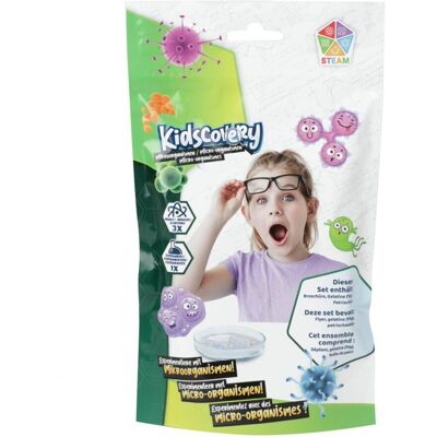 Kidscovery Micro-organismen Experiment Set XS - Wetenschappelijk Experiment Kidscovery Micro-organismen Experiment Set XS - Wetenschappelijk Experiment