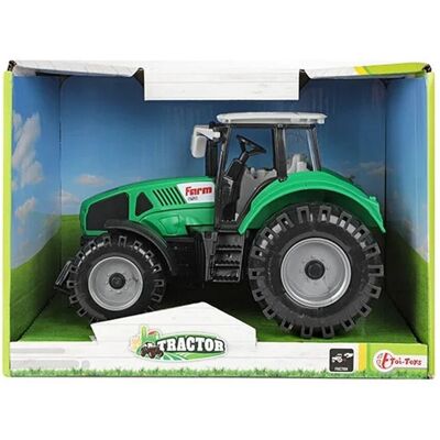 Toi-Toys Tractor met frictie groen, 19cm Multi kleuren Toi-Toys Tractor met frictie groen, 19cm Multi kleuren