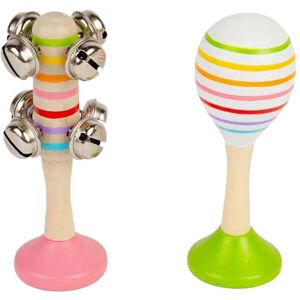 Bigjigs Houten Muzikale Shake Set - Speelgoed voor kinderen Bigjigs Houten Muzikale Shake Set - Speelgoed voor kinderen