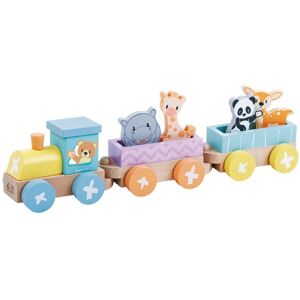 Studio Circus houten dierentrein 7-delig Studio Circus houten dierentrein 7-delig