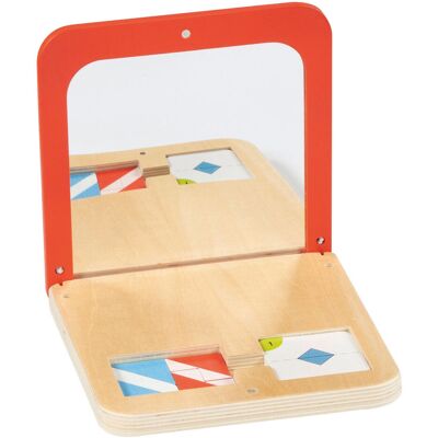 Goki houten symmetrie spel spiegel magie Multi kleuren Goki houten symmetrie spel spiegel magie Multi kleuren
