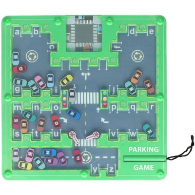 Magnetisch Parkeerspel - 49dlg. Groen Magnetisch Parkeerspel - 49dlg. Groen