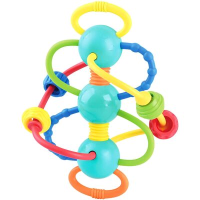 Playgo babyspeeltje buig bogen met kralen Multi kleuren Playgo babyspeeltje buig bogen met kralen Multi kleuren