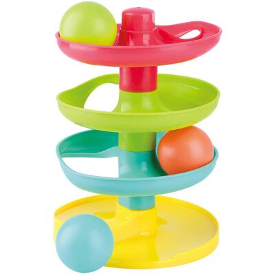 Playgo twirly ballentoren - 7dlg. Multi kleuren Playgo twirly ballentoren - 7dlg. Multi kleuren