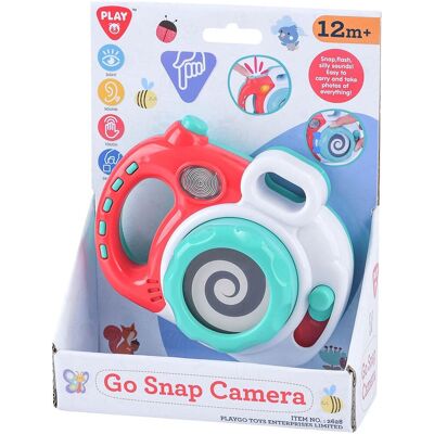 Playgo baby camera met geluid Multi kleuren Playgo baby camera met geluid Multi kleuren