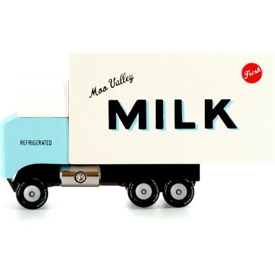 Candylab Toys Candycar world: milk truck (t464) 13,5x4,8x7,6cm, wooden diecast, in giftbox, 3+ Candylab Toys Candycar world: milk truck (t464) 13,5x4,8x7,6cm, wooden diecast, in giftbox, 3+
