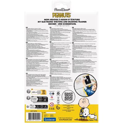 Lexibook Snoopy 11'' meerkleurige leer- en teken-e-ink-tablet met sjablonen Lexibook Snoopy 11'' meerkleurige leer- en teken-e-ink-tablet met sjablonen