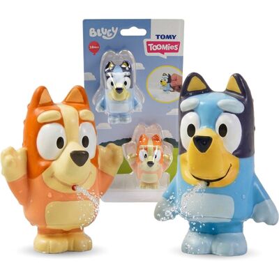 Tomy Bluey - bluey & bingo waterspuiters - badspeelgoed Tomy Bluey - bluey & bingo waterspuiters - badspeelgoed