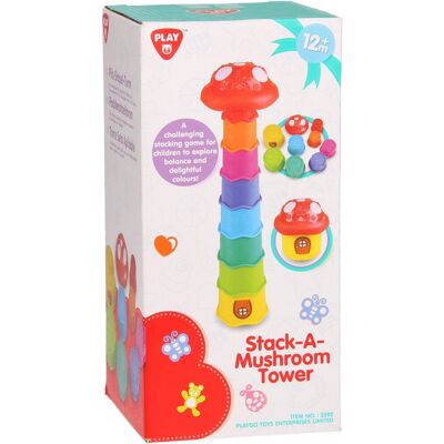 Playgo stapeltoren paddenstoel Playgo stapeltoren paddenstoel