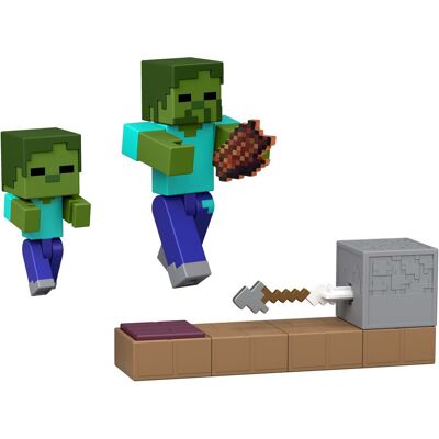 Mattel Minecraft miniature toy 8cm Mattel Minecraft miniature toy 8cm