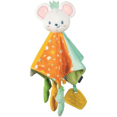 Clementoni knuffeldoekje muis soft cuddles - knuffeldoek met strikjes - wasbaar kraamcadeau jongen of meisje - baby comforter vanaf 0 maanden Clementoni knuffeldoekje muis soft cuddles - knuffeldoek met strikjes - wasbaar kraamcadeau jongen of meisje - baby comforter vanaf 0 maanden