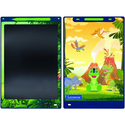 Lexibook Dinosaurs 11" meerkleurige leer- en teken-e-ink-tablet met sjablonen Lexibook Dinosaurs 11" meerkleurige leer- en teken-e-ink-tablet met sjablonen