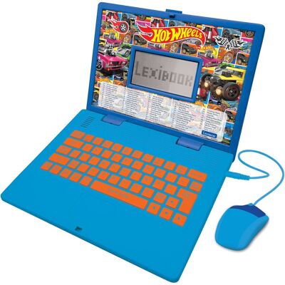 Lexibook Hot wheels tweetalige educatieve laptop - 124 activiteiten in het engels en frans Lexibook Hot wheels tweetalige educatieve laptop - 124 activiteiten in het engels en frans
