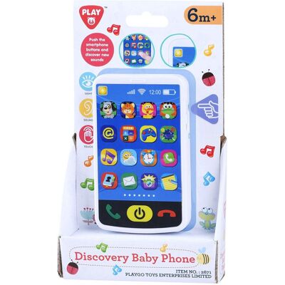 Playgo baby smartphone speelgoed met geluid en licht voor kinderen. Multi kleuren Playgo baby smartphone speelgoed met geluid en licht voor kinderen. Multi kleuren