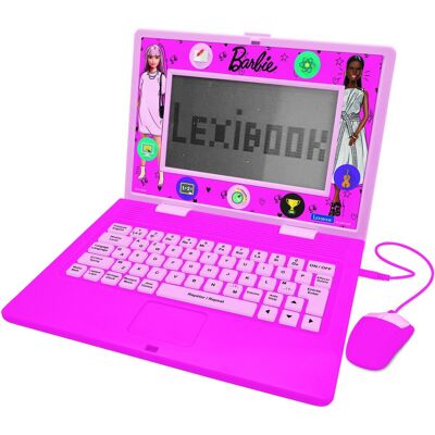 Lexibook Barbie tweetalige educatieve laptop met 170 activiteiten (85 in elke taal) 6,7" scherm en/fr Lexibook Barbie tweetalige educatieve laptop met 170 activiteiten (85 in elke taal) 6,7" scherm en/fr