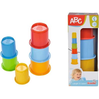 Simba Toys 104018143 Leertoy - Stapelbaar Speelgoed voor 1 Jaar+ Simba Toys 104018143 Leertoy - Stapelbaar Speelgoed voor 1 Jaar+