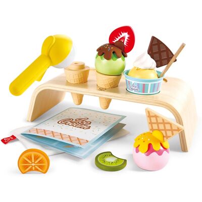 Hape Houten speelgoed ijssalon speelset - - vanaf 24 maanden Hape Houten speelgoed ijssalon speelset - - vanaf 24 maanden