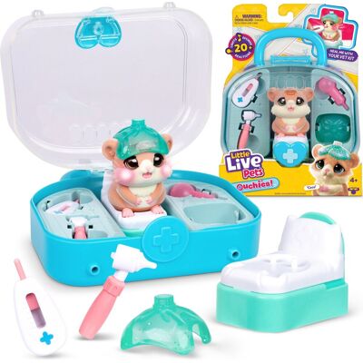 Little Live Pets - ouchies interactieve hamster coco - dierenarts speelset Little Live Pets - ouchies interactieve hamster coco - dierenarts speelset