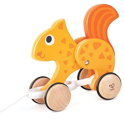 Hape Houten Treksquirrel - Speelgoed Hape Houten Treksquirrel - Speelgoed
