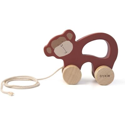 Trixie - houten trekspeeltje - houten speelgoed - mr monkey Trixie - houten trekspeeltje - houten speelgoed - mr monkey