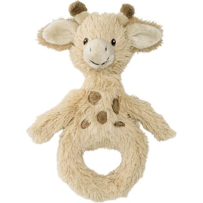 Happy Horse giraf gus rammelaar 18 cm - beige - baby cadeau Happy Horse giraf gus rammelaar 18 cm - beige - baby cadeau