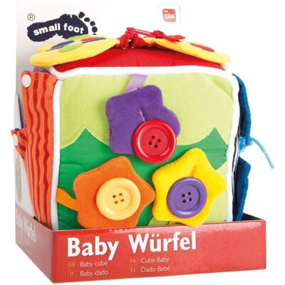 Small Foot - baby kubus natuur pluche Small Foot - baby kubus natuur pluche