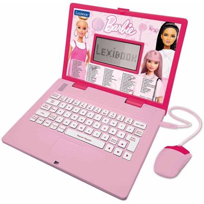 Lexibook Barbie tweetalige educatieve laptop - 124 activiteiten in het frans en nederlands Lexibook Barbie tweetalige educatieve laptop - 124 activiteiten in het frans en nederlands